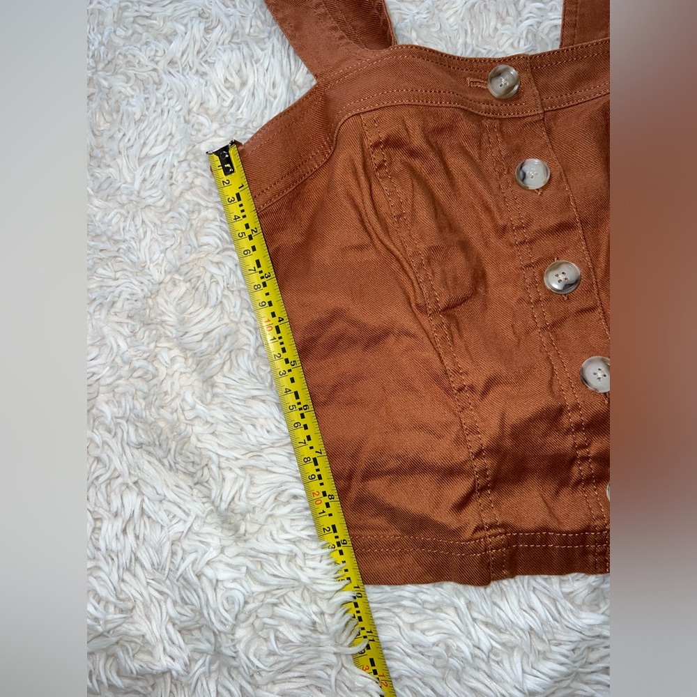Banana Republic Orange Button Tank Top - Picture 7 of 10